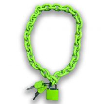 FishSheep Rock Punk Acrylic Chain Lock Pendant Necklace For Women Men Chic Neon Chunky Long Chain Necklace 2020 Fashion Jewelry