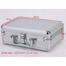 Aluminium Werkzeug koffer Koffer Akten box Schlag fester Sicherheits koffer Werkzeug kasten Ausrüstung Instrumenten koffer mit Schaumstoff x x 83mm
