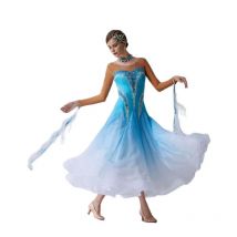 Yundance B-19435 Neue Schwarz Spitze Sexy Frauen Ballroom Dance Kleid Langarm Walzer Tango Tanz Wettbewerb Leistung Kleidung