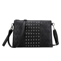 JIEROTYX 2020 Fashion PU Leather Shoulder Bag for Women Bag Ladies Evening Bag Women's Handbag Female Sexy Rivet Drop Shipping