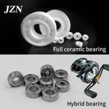 Hybrid ceramic ball fishing reel modified bearing MR74 4X7X2.5mm high precision and smooth Spinning wheel bearings Semi-ceramic