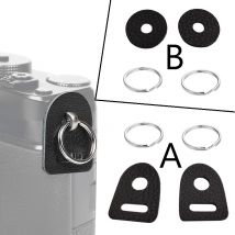 1 paar neue Leder Schutz Abdeckung Kamera Strap Split Ring Haken für Fujifilm Canon Nikon Sony Olympus Pentax DSLR Kamera