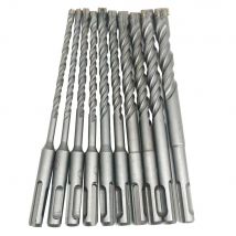 1 Sätze Kreuzspitzen 4 Fräser 160 mm SDS Plus Bohrer-Set YG8 Hartmetallstahl Flachspitze Elektrohammer Steinbohrer-Set