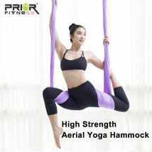 Vor Fitness Premium Full Set Licht Lila Anti Schwerkraft Aerial Yoga Hängematte Set Hohe Festigkeit
