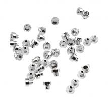 100 pcs/set 6mm Rad Nieten Ersatz Kunststoff Nagel Reifen Muttern Bolzen Schrauben Nieten Für Auto Styling Tunning felge Lip Dekoration