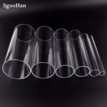1pc O.D 16~110mm Transparent Acrylic Aquarium Fish Tank Pipe Plexiglass Water Supply Tube Home Garden DIY Watering Fittings 32CM
