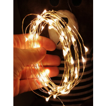 2M 5M 10M LED String lights Silver Wire Christmas Garlands Festoon led Fairy Light Christmas Decorations for Home Room Tree