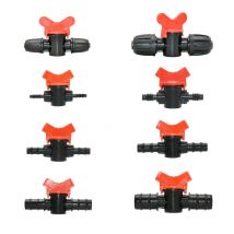 Garden Tap 1/4 3/8 10mm 1/2 3/4 1" Crane Irrigation Miniature Valve Barb Control Valve Crane Quick Connector 1pcs
