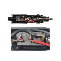 2pcs DIY Car Cigarette Lighter Male Socket Adapter With Switch 8A Fuse Standard Power Plug fit for BMW Motorcycles Hella DIN