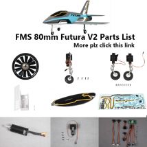 FMS 80mm Futura V2 EDF Impeller Jet Teile Einfahren Fahrwerk Set System Motor ESC Servo RC Flugzeug modell Flugzeug Flugzeug