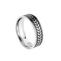 Unift Simple Knot Mens Ring Metal Stainless Steel Chunky Finger Rings Charm Rotable Simple Casual Jewelry Wedding Party Gifts