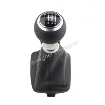 5 oder 6 Geschwindigkeit 8PO 864 261 Griff Auto Schaltknauf PU Leder Schaltknauf Hebel Stick Stift Gamasche Kofferraum Abdeckung für Audi A3 8P 2003-2012