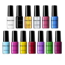 NICOLE DIARY Nail Art Stamping Polish Colorful  Black White Nail Art Plate Printing Polish Varnish Nail Art Decoration