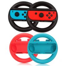2pcs Racing Steering Wheel for Nintendos Nintend Switch Joy con Controller Handle Grips for Nitendo Switch Games ABS Material