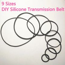 9 größen Silikon Gummi Band Pulley Übertragung Motor Stick Runde Gürtel Band DIY Spielzeug Modul Auto Motor Stretch Droppshipping