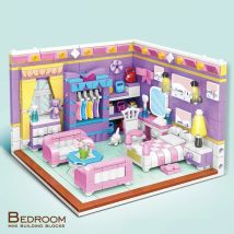 639PCS City Friends For Girl House Building Blocks Sets Kits Bedroom Kitchen Model Educational Toys for BOY
