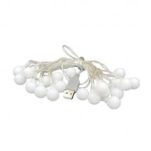 USB/Battery Power LED Ball Garland Lights Fairy String Waterproof Outdoor Lamp Christmas Holiday Wedding Party Lights Decoration