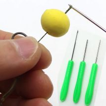 3PCS Karpfen Angeln Werkzeuge Rigging Hetze Nadeln Boillie Bohrer Nadel für Angeln Locken Köder Rig Tackle Zubehör