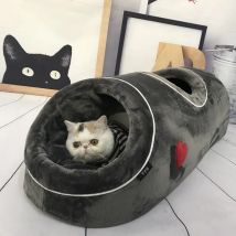 Lustiges Winter-Haustierbett, warme Matte für Katzen, Haustierbett, Höhltunnel, Schlafsack, Hundebetten, Haus für Katzen, Haustierprodukte, Zubehör