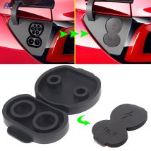 Silicone Car Charging Port Waterproof Cover Charger Hole Protector Dust Cover Cap for Tesla Model 3 2017 - 2020 Model Y CCS EU
