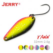Jerry YANN Ultraleichter Wobbler, Angellöffel, Köder, Trolling, Aera, Forelle, harter Spinnköder, 2,6 g, künstliches Gerät für Barsch