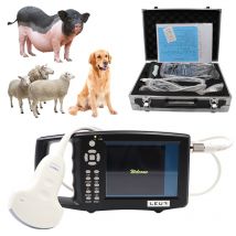 5,6 zoll Lcd-bildschirm Tragbare Veterinär Ultraschall Scanner Cattle Kuh Schwein schafe Pferd