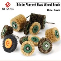 1PC Dremel Zubehör 60/76mm Pinsel Polieren Schleifen Polieren Rad Holzbearbeitung Für Möbel Dreh Bohrer Werkzeuge