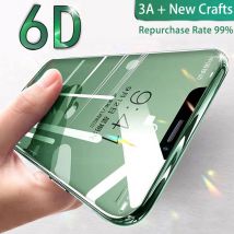 1-3pcs 3d Displays chutz 5d volle Abdeckung 9h gehärtetes Glas für iPhone x xr xs 11 12 13 mini 14 15 pro max 6 6s 7 8 plus se