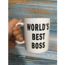 World Best Boss Coffee Mug 11oz White Ceramic Tea Cup Office Coffee Mug Friends gift Cup