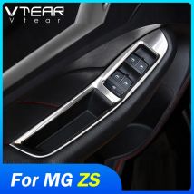 Vtear per MG ZS copertura interruttore pulsante finestra telaio di sollevamento in vetro modanature interne pannello di controllo accessori per lo styling dell'auto