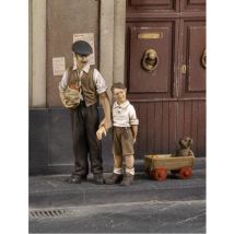 Kit modello figura in resina 1/35 Civili militari storici e bambini Smontati e non verniciati 750
