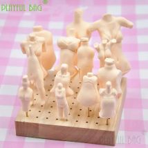 Lustige puppe weichen keramik ton puppe körper silikon form DIY hand-made silikon cartoon animation silikon form kind erwachsene geschenk AD01