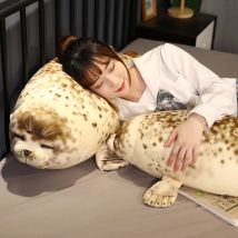 120CM Nette Fett Sea Lion Plüsch Spielzeug 3D Neuheit Kissen Gaint Weiche Dichtung Gefüllte Plüsch Schlafen Kissen Hause arzt Baby Geschenk