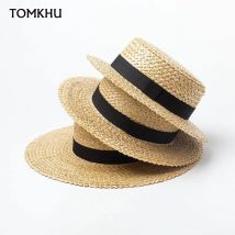Handgemachte Sommer Breite Krempe Stroh Hut UV Schutz Strand Hut Frauen Dame Hut Angepasst Reise Derby Chapeu Feminino Caps 2020 Neue
