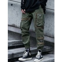 CHAIFENKO Hip Hop Cargo Pants Men Fashion Harajuku Black Harem Pant Streetwear Joggers Sweatpant Multi-Pocket Casual Mens Pants