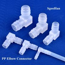 5~200 pz. Connettori a gomito a 90 gradi in PP D.E. 4~20mm per acquario, giunto a pagoda, raccordi per aeratore pompa aria, giunti per tubi medicali