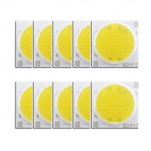 10 stücke viel Keramik Basis LED COB Chip 12w 15w 20w 30w 50w AC220V 3w 5w 7w 9w LED-Diode Für Scheinwerfer Downlight DIY Reparatur Teile