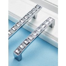 VARMSTUGA Modern Crystal Glass Knobs Cupboard Drawer Pull Kitchen Cabinet Door Wardrobe Handles Hardware