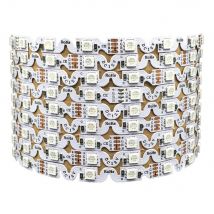 5m 12V 24V S Shape LED Strip LED Flexible Tape 5050 RGB Warm White White 60LED/m Bending Channel Letter S Type Letter 8mm PCB