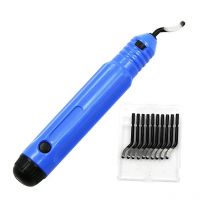 Professional Burr Trimming Cutter NB1100 Handheld Portable Deburring Tool Edge Removing Tools+10pcs BS1010 Replacement Blade
