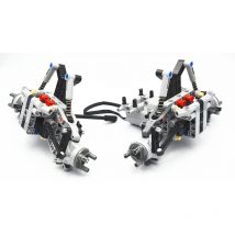 Bausteine MOC Technische Teile Formel Off-Road Fahrzeug Front Suspension System kompatibel mit Lego 42037 für kinder spielzeug