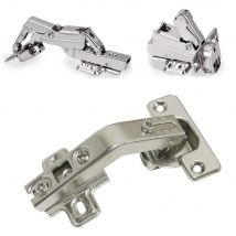 2Pcs 135 165 Degrees Hydraulic Cabinet Hinge For Kitchen Closet Corner Bi-folding Door