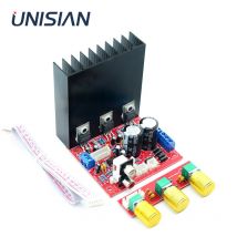 UNISIAN LM1875 2,1 Kanal Power verstärker Bord LM 1875 Drei kanäle Bass Höhen Lautsprecher verstärker für home-audio-system