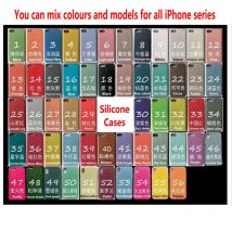 20 Teile/los Silikon Fall für iphone 17 16e 15 14 13 11 12 pro max 6 6s 7 8 plus X XS XR XS MAX SE Telefon Abdeckung fall mit Verpackung