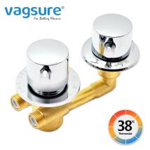 Messing Thermostat Dusche Wasserhahn 1-Wege-Ausgang Dusche Zimmer Umsteller Steuerung Dusche Kabine