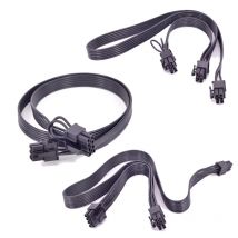For Cooler Master V Series V850 V1000 V1200 Modular PCIe 6Pin to Dual 6+2Pin PCI express 8Pin Power Supply Cable 6pin to 8pin