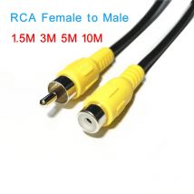 RCA 1m 3m 5m 1 Rca męski na 1 Rca żeński Przedłużacz audio-wideo Kabel koncentryczny do HDTV