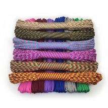 Neue Farben, hochwertiges Paracord 550-Seil, Typ III 9, Ständer, 100 Fuß, Paracord-Schnur, Seil, Überlebensset, Großhandel für Wandern, Camping