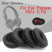 Ear Pads For Pioneer HDJ-C70 HDJ C70 Headphone Earpads Replacement Headset Ear Pad PU Leather Sponge Foam