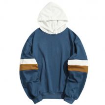 2021 Spring And Autumn Stitching Trend Hoodie Streetwear Young Men's Fashion Women's Hip-hop Hoodie Casual Sweatshirt